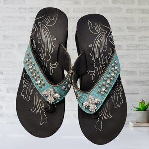 Western Wear Flip Flops